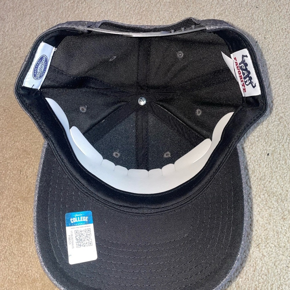Georgia Bulldogs Dawgs Logo Embroidered Baseball Hat Cap Snap Back Grey Fan Fave - Picture 3 of 3